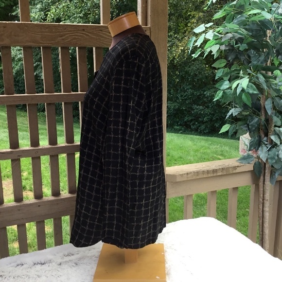 Lauren Lee Black Button Down Blouse med - Picture 5 of 16